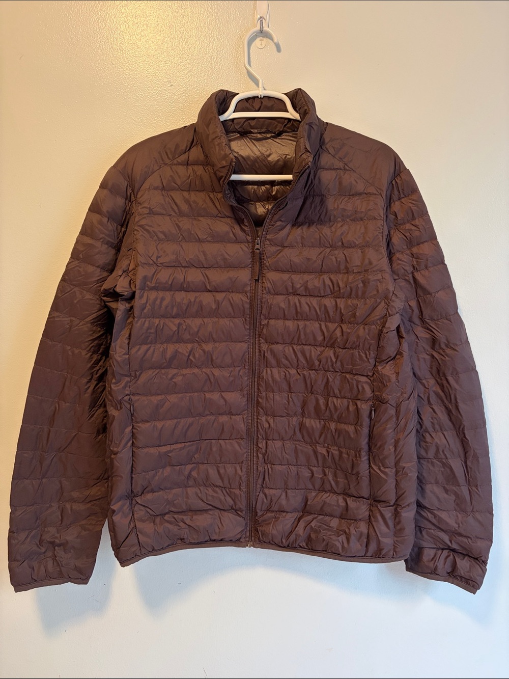 Uniqlo Men’s Lightweight Quilted Down Jacket - Brown